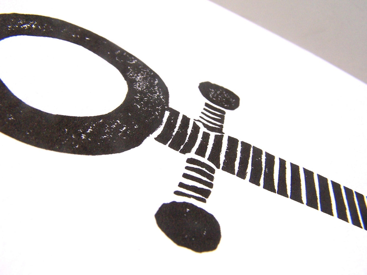 Anchor - Linocut print (8x10in)