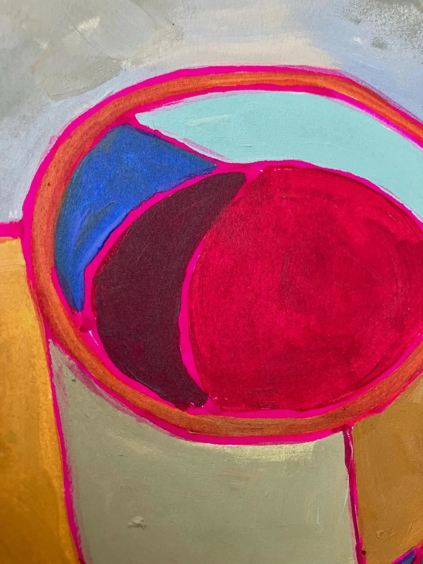 Coffee Cup - Original Acrylic Painting (8x10in)