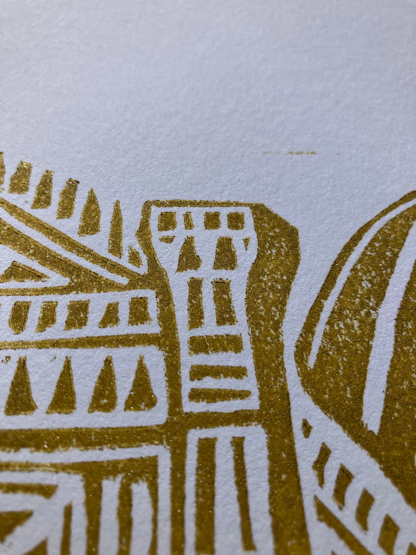 Duomo, Florence, Italy - Linocut print (8x10in)