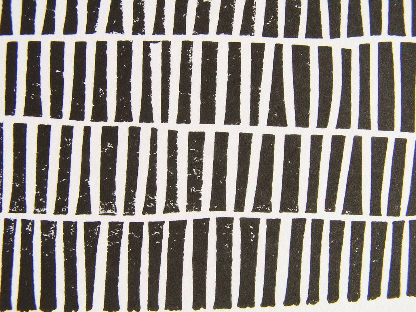 Geometric pattern - Linocut print (8x10in)