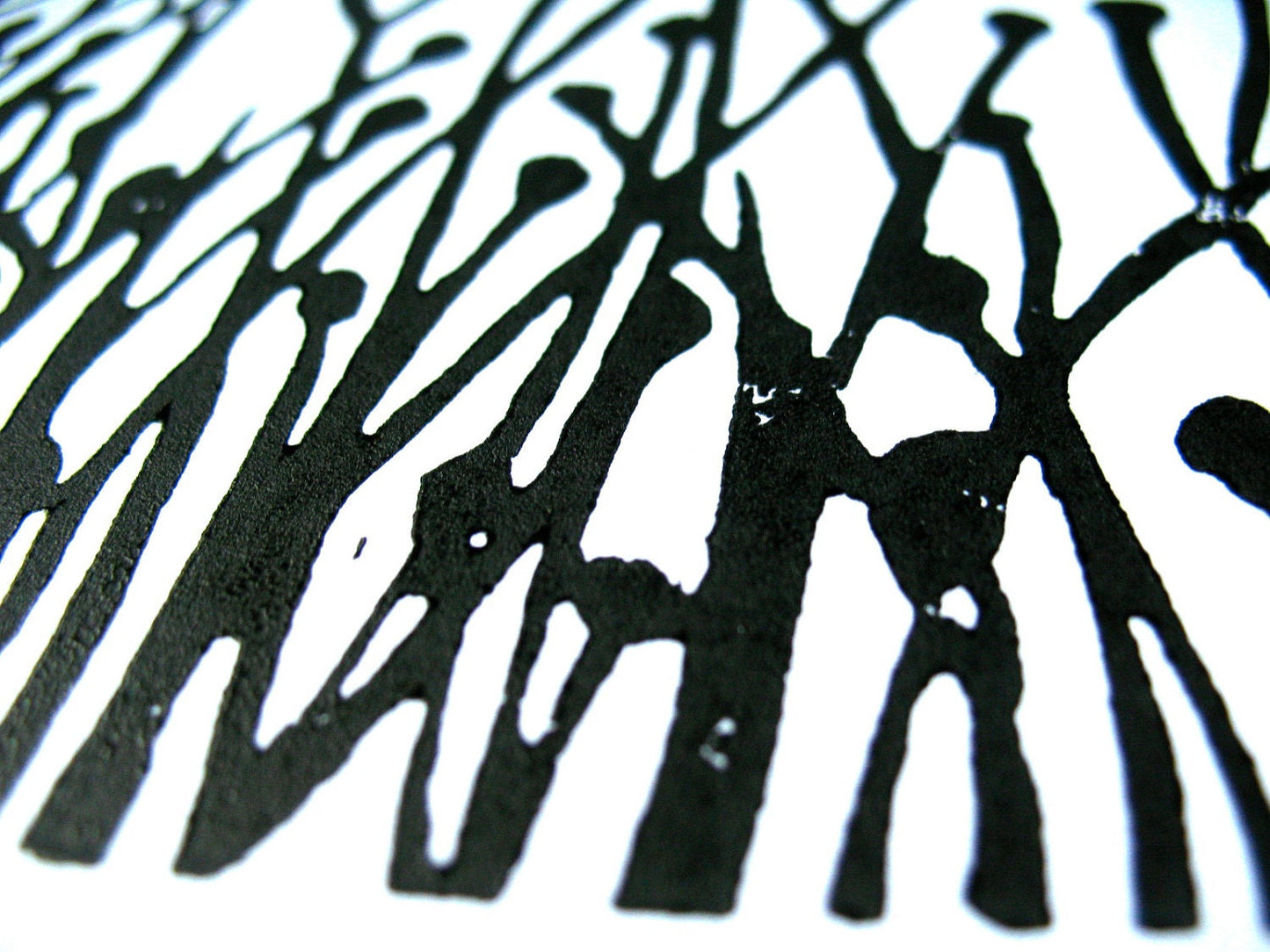 Wild flowers - Linocut print (8x10in)