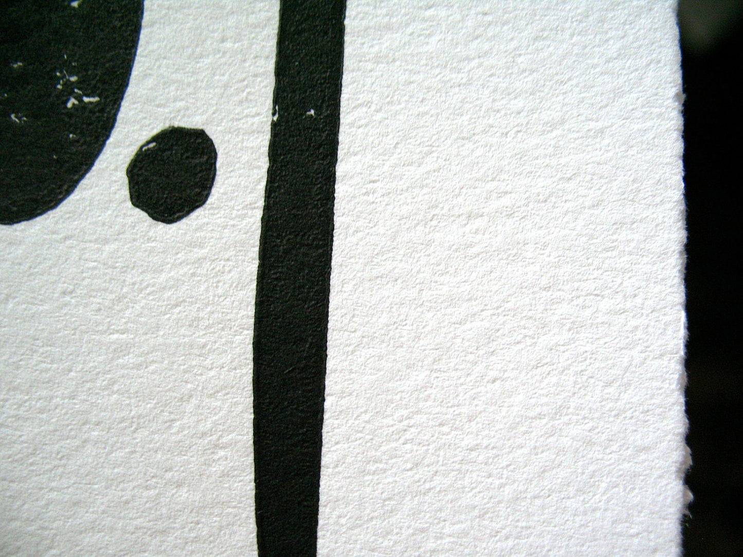 Hello. Also, I love you - Linocut print (8x10in)