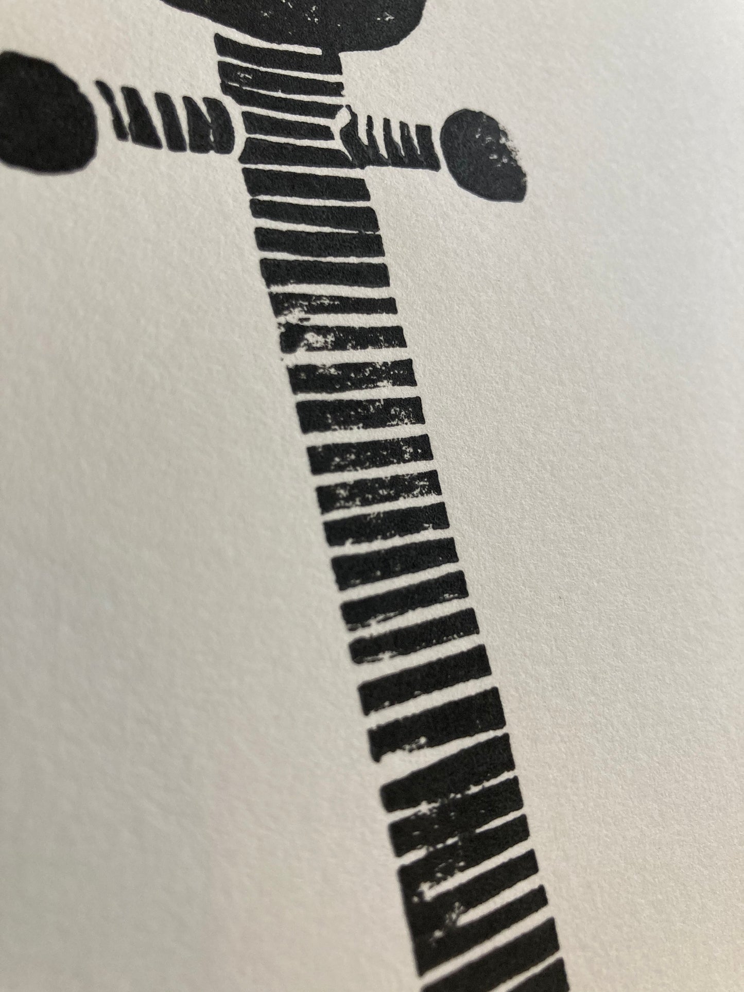 Anchor - Linocut print (8x10in)