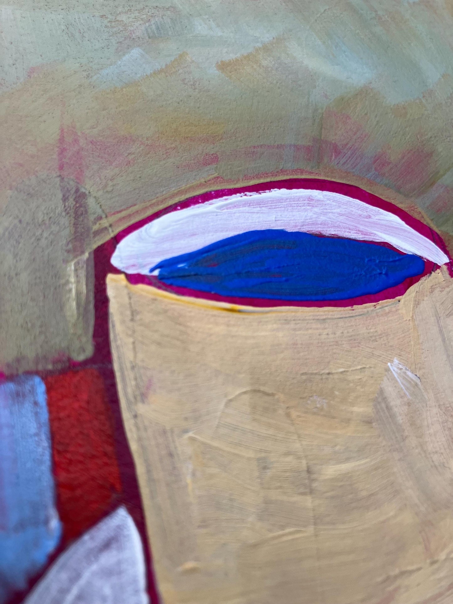 Coffee cup #3 - Original painting of a simple coffee cup (8x10in)