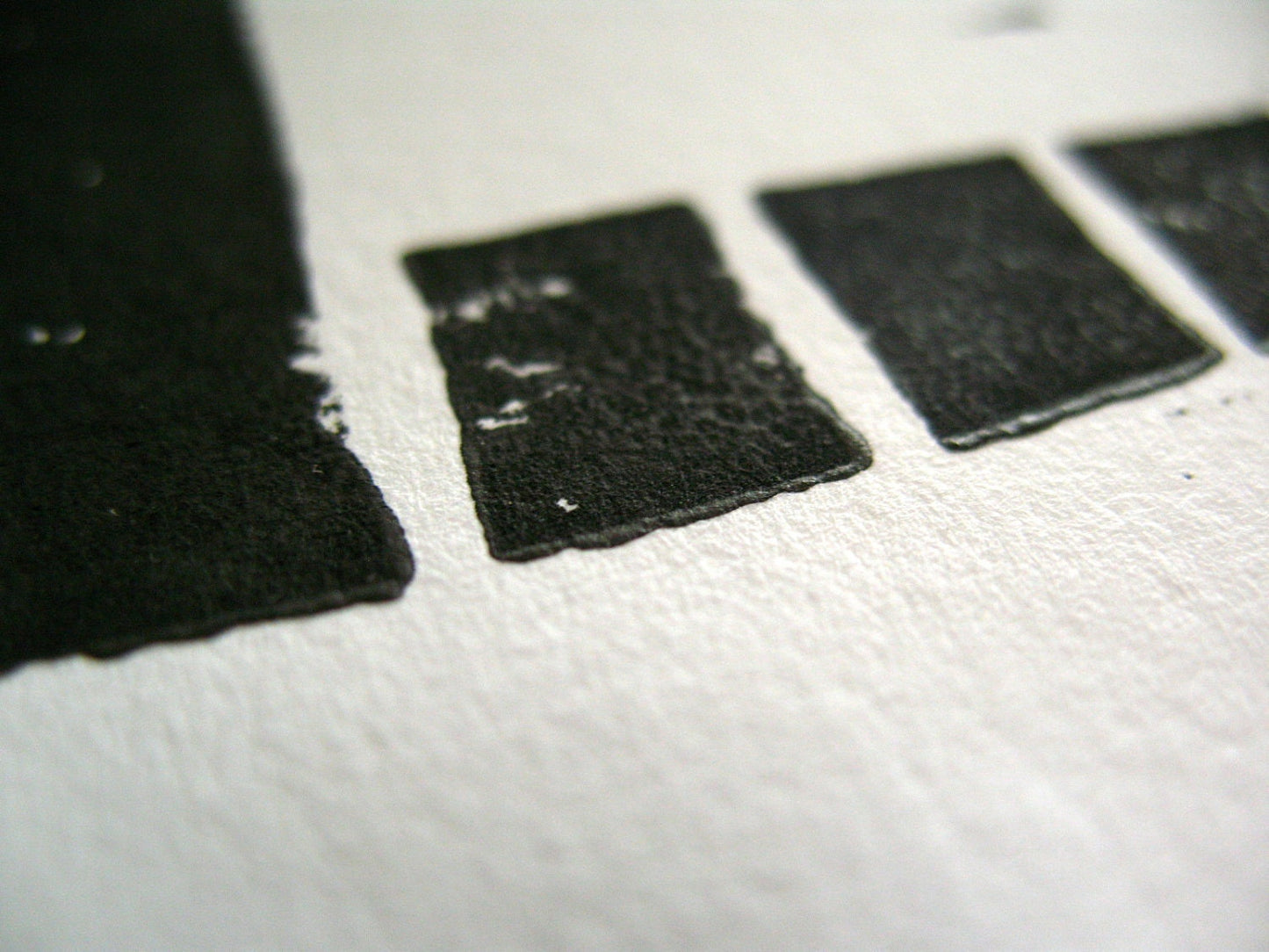 LINOCUT - Shhh - Hand-pressed linoleum block print (8x10in)