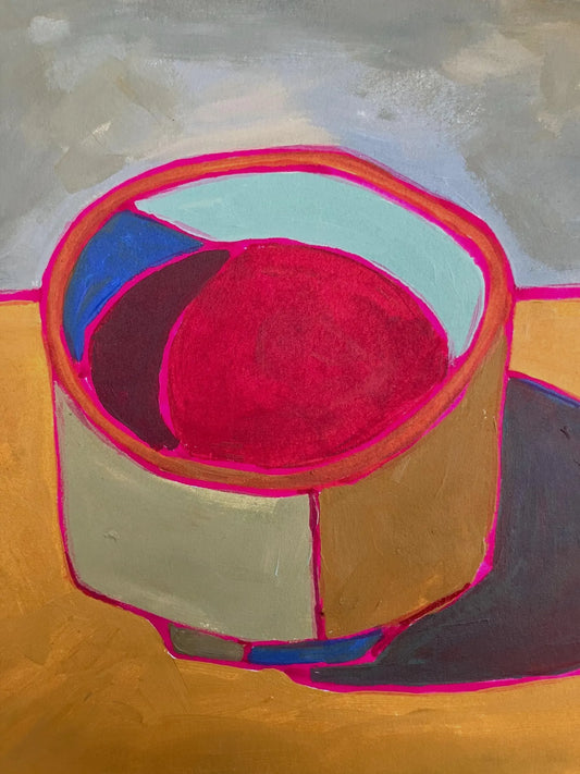 Coffee Cup - Original Acrylic Painting (8x10in)