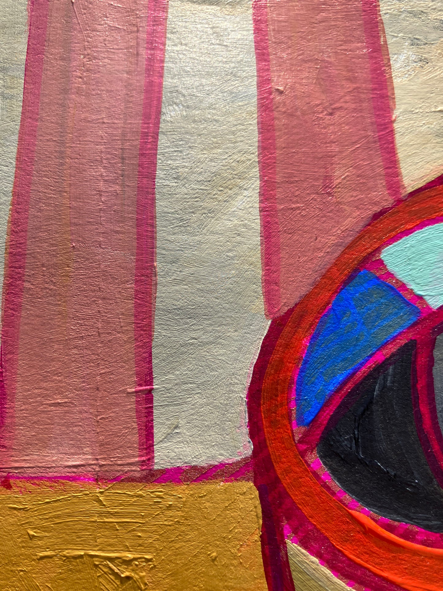 Mid-century coffee cup - Original Acrylic painting (8x10in)